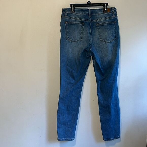 EXCELLENT DISTRESSED CONDITION SIZE 27 JUDY BLUE JEANS - Picture 2 of 8